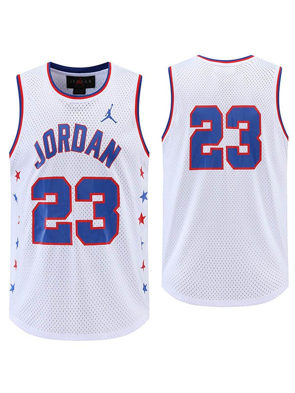 Jordan 23 maillot the city basketball uniforme swingman kit édition limitée chemise blanche 2022