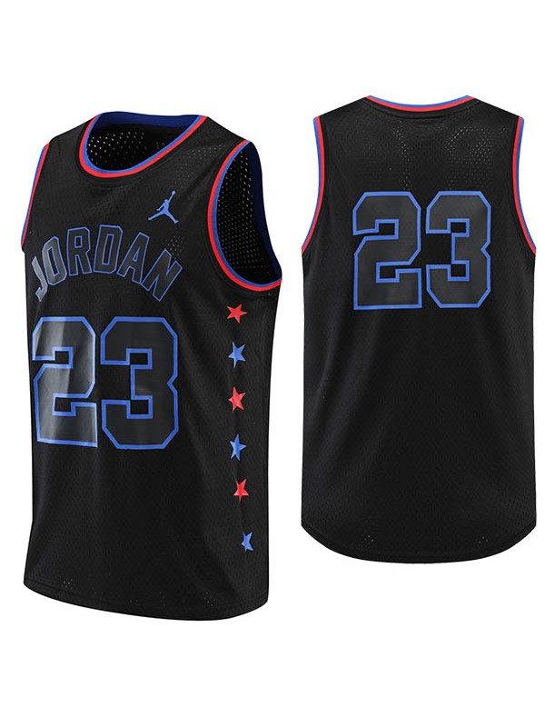 Jordan 23 débardeur maillot the city basketball uniforme swingman kit édition limitée chemise noire 2022