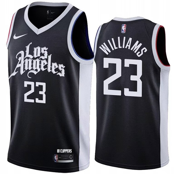 Los Angeles Clippers Louis Williams 23 city edition jersey men's icon swingman black uniform basketball vest