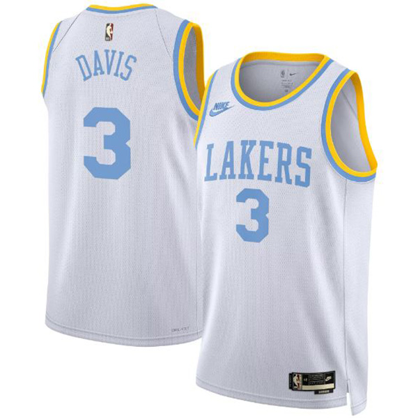 Los Angeles Lakers edition swingman jersey 3# Anthony Davis uniform men ...