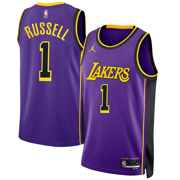 Los Angeles Lakers jersey purple black edition basketball uniform swingman kit limited edition shirt 2022-2023