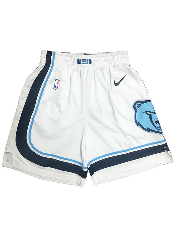 Memphis grizzlies city maillot homme édition limitée 75e swingman uniforme de basket-ball short blanc 2022