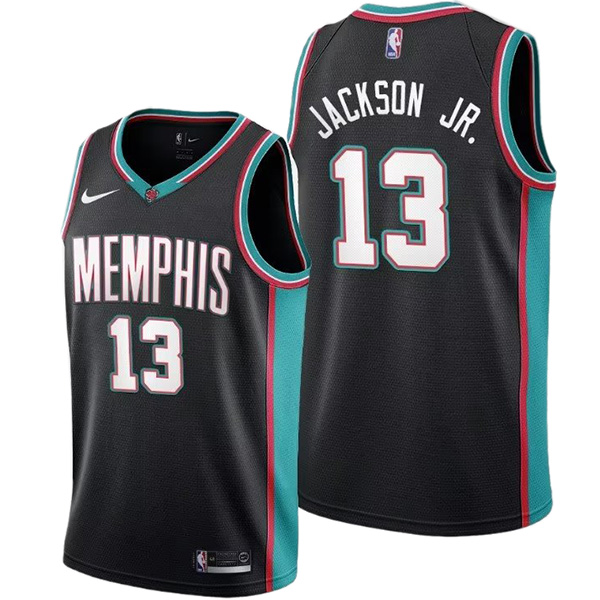 Memphis Grizzlies Jackson hr. maillot homme 13 uniforme de basket-ball swingman édition limitée chemise noire 2023