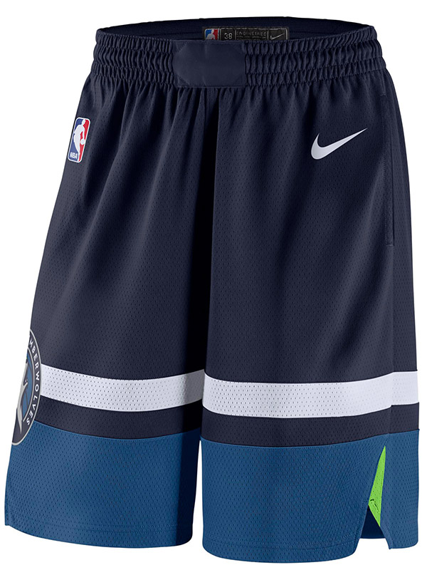 Minnesota Timberwolves du maillot édition ville des kit short de basket swingman bleu marine pour homme