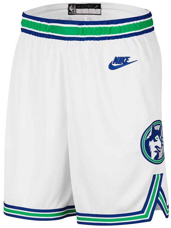 Minnesota Timberwolves maillot édition ville des short de basket-ball swingman rétro Icon pour hommes kit blanc