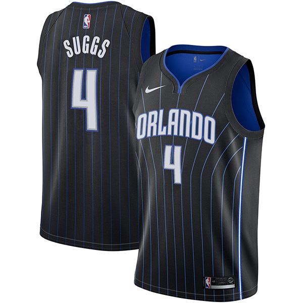 Orlando Magic 4 Jalen Suggs jersey hommes ville uniforme de basket-ball swingman édition limitée kit chemise noire 2022