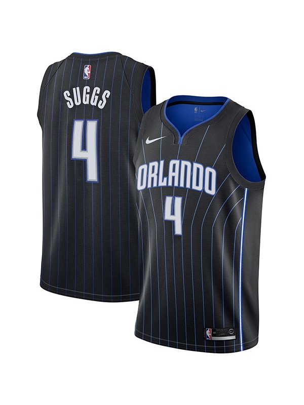 Orlando Magic 4 Jalen Suggs jersey hommes ville uniforme de basket-ball swingman édition limitée kit chemise noire 2022