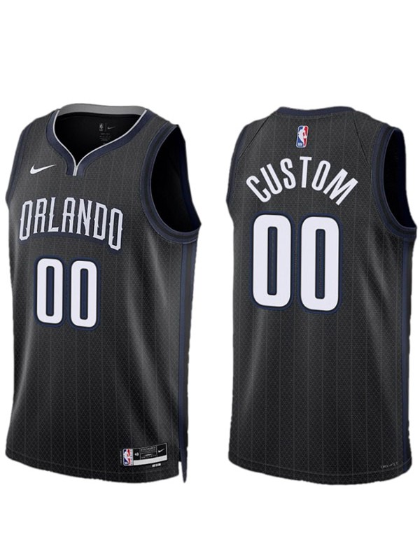 Orlando Magic Custom maillot homme city 00 déclaration uniforme de basket-ball swingman édition limitée chemise noire 2023