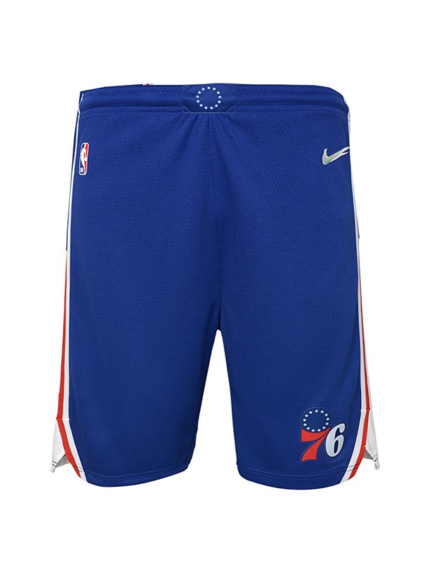 Philadelphia 76ers édition maillot hommes limité 75e gagné swingman basketball short bleu 2022