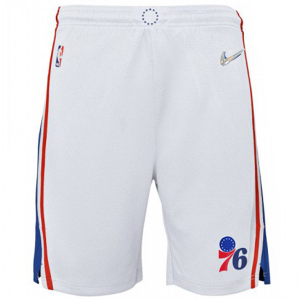 Philadelphia 76ers edition maillot homme limited 75th swingman basketball short blanc 2022