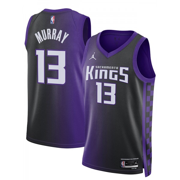 Sacramento Kings Jordan Brand 13 maillot swingman édition déclaration maillot de basket violet édition limitée 2024