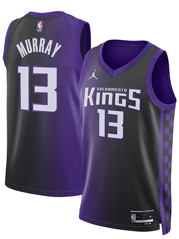 Sacramento Kings Jordan Brand 13 maillot swingman édition déclaration maillot de basket violet édition limitée 2024