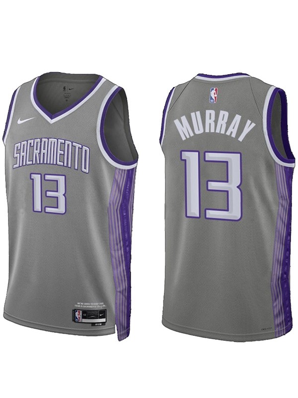 Sacramento Kings Keegan Murray maillot homme unisexe swingman 13 uniforme édition ville chemise grise 2023