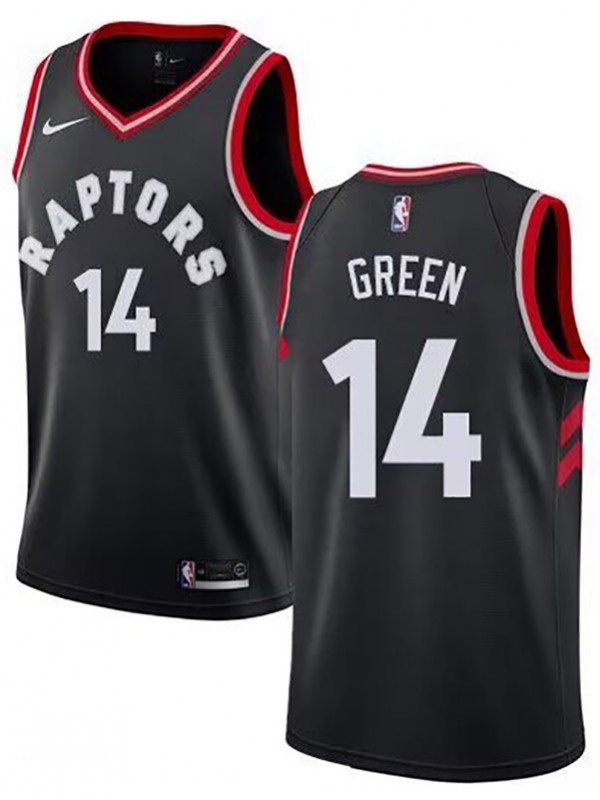 Toronto Raptors city edition swingman jersey men's Danny Green 14 black basketball limited vest