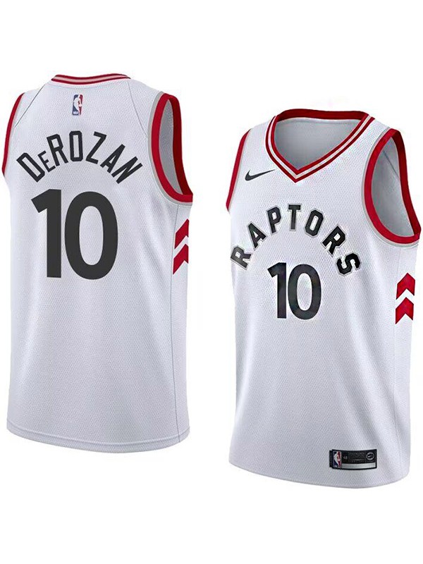 Toronto Raptors city edition swingman jersey men's DeMar DeRozan 10 white basketball limited vest