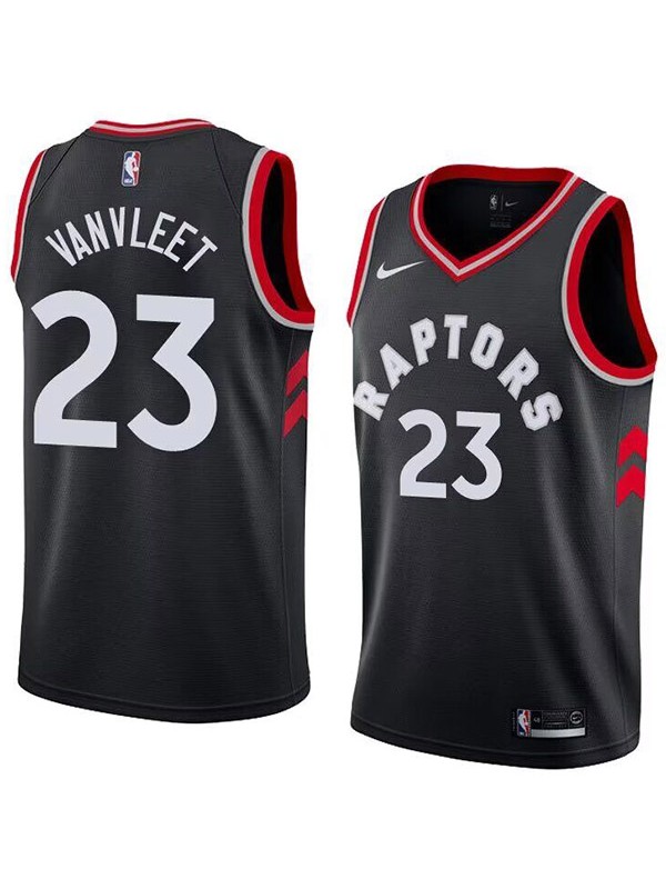 Toronto Raptors city edition swingman jersey men's Fred VanVleet 23 black basketball limited vest