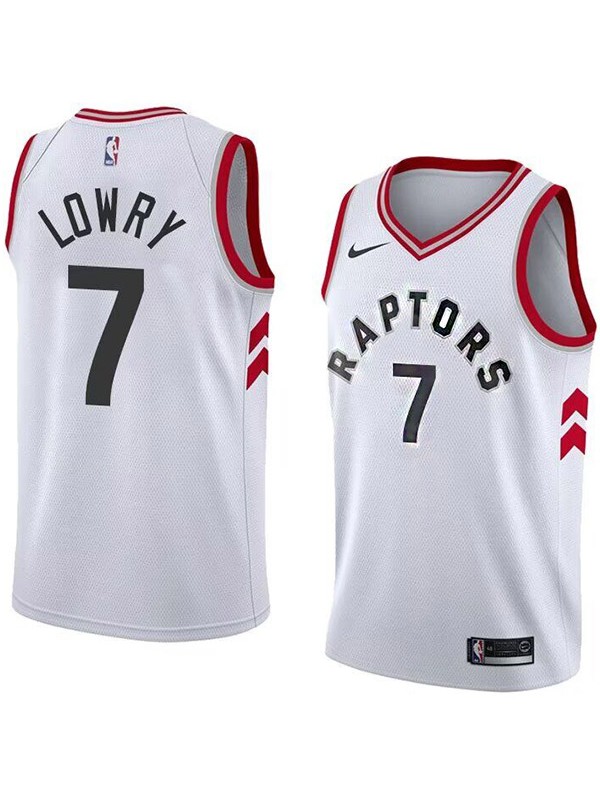 Toronto Raptors city edition swingman jersey men's Kyle Lowry 7 white basketball limited vest