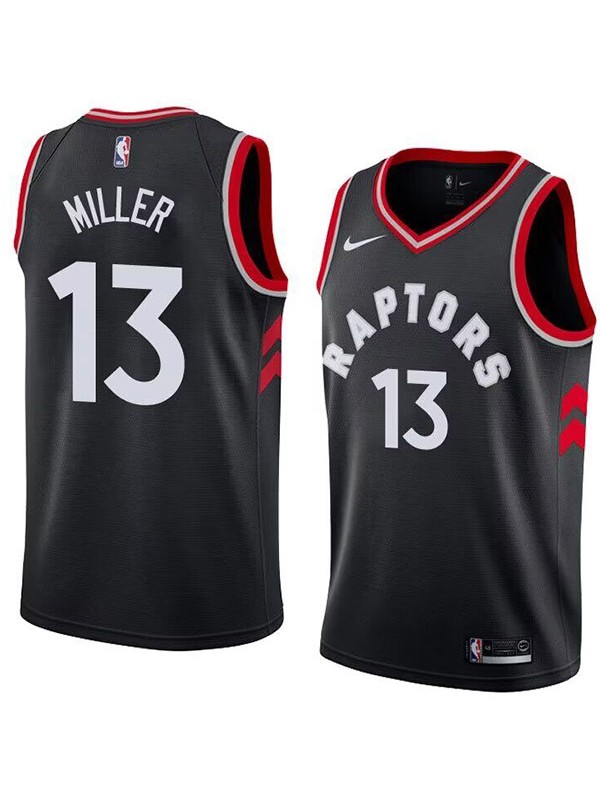 Toronto Raptors city edition swingman jersey men's Malcolm Miller 13 black basketball limited vest