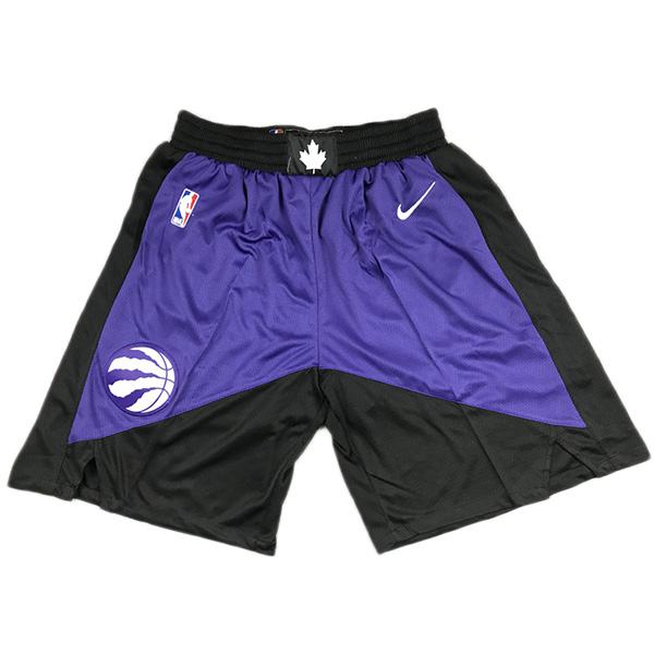 Toronto Raptors Pantalon de basketball Earned Edition Swingman pour homme, édition bonus, violet noir 2021