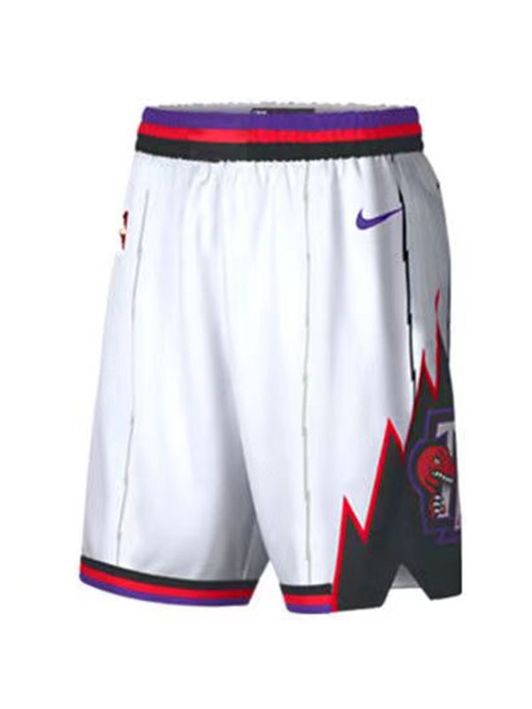 Toronto raptors edition maillot homme limited swingman basketball short blanc 2022