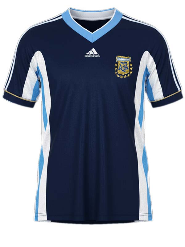 Argentina away jersey mens retro shirt 1998