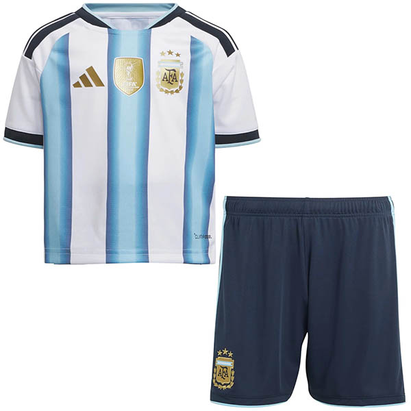 Argentina home kids kit childrens jersey 2026 world cup