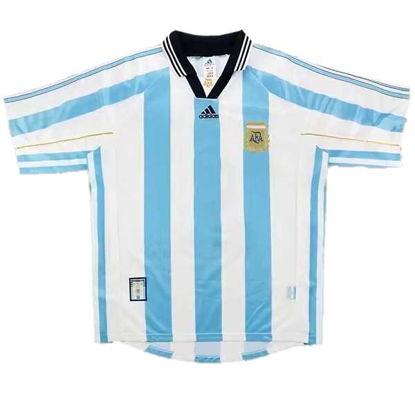 Argentina home retro jersey mens soccer shirt 1998