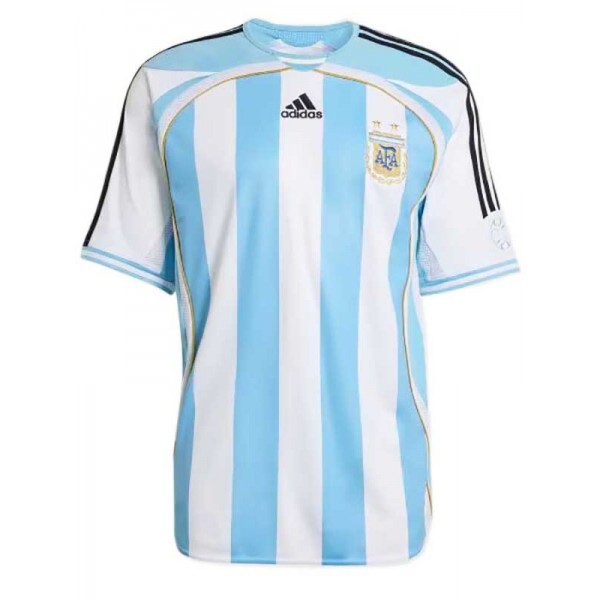 Argentina home retro jersey mens soccer shirt 2006