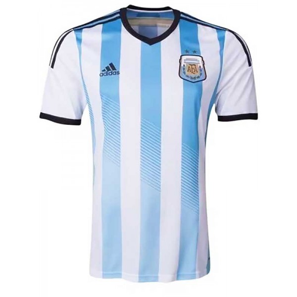 Argentina home retro jersey mens soccer shirt 2014