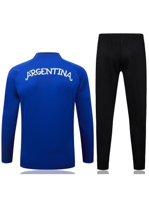 Argentina tracksuit mens blue black training kit 2026-2027