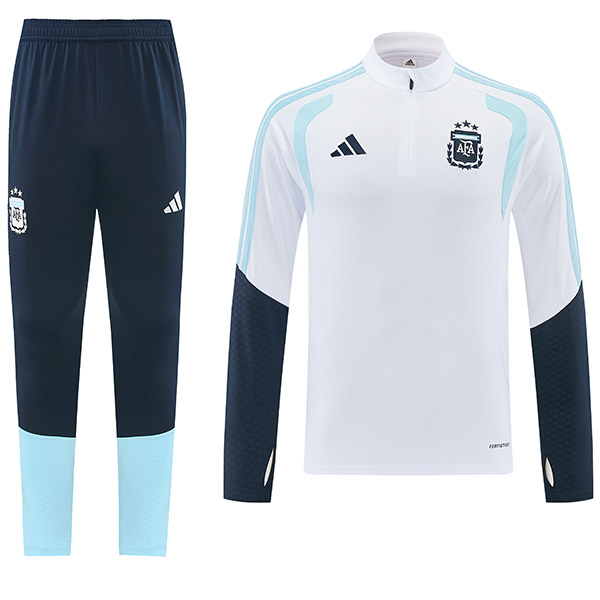 Argentina tracksuit white mens training kit 2026-2027