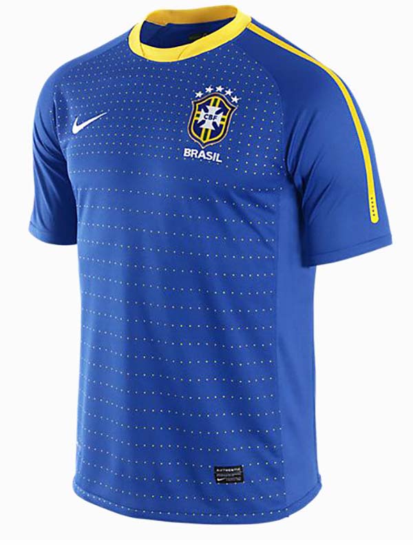 Brazil away jersey mens retro shirt 2010