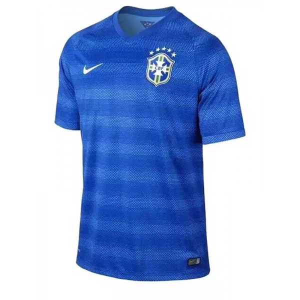 Brazil away retro jersey mens soccer shirt 2014