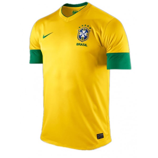 Brazil home jersey mens retro shirt 2012-2013