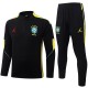 Brazil tracksuit mens black yellow training kit 2026-2027