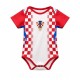 Croatia home baby onesies bodysuit jersey 2026 world cup