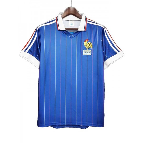 France home retro jersey mens soccer shirt 1982