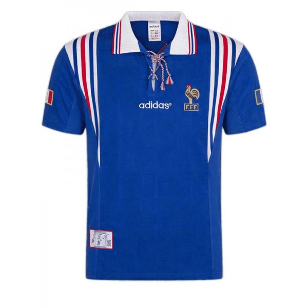 France home retro jersey mens soccer shirt 1996