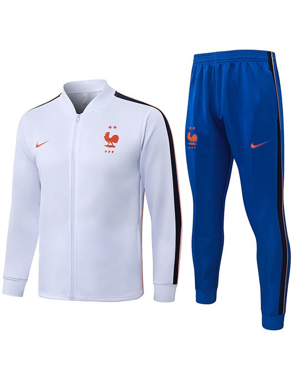 France jacket mens white blue training tracksuit 2026-2027