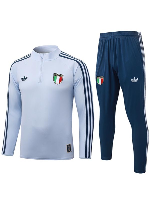 Italy tracksuit mens training light blue kit 2026-2027