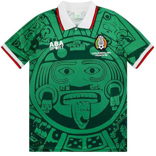 Mexico home retro jersey mens soccer shirt 1998