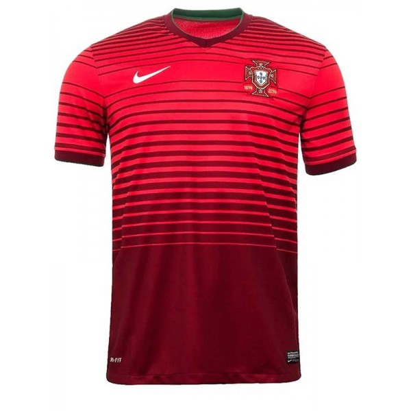 Portugal home jersey mens retro shirt 2014-2015