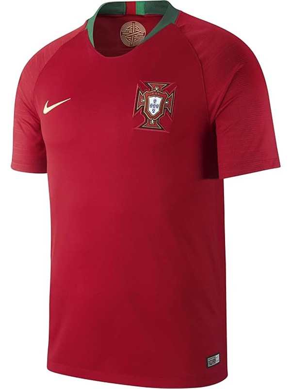 Portugal home retro jersey mens soccer shirt 2018
