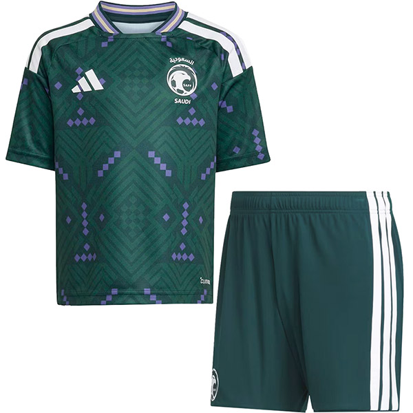 Saudi arabia home kids kit childrens jersey 2026 world cup 