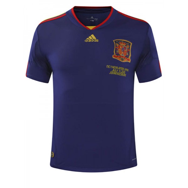 Spain away jersey mens retro shirt 2010