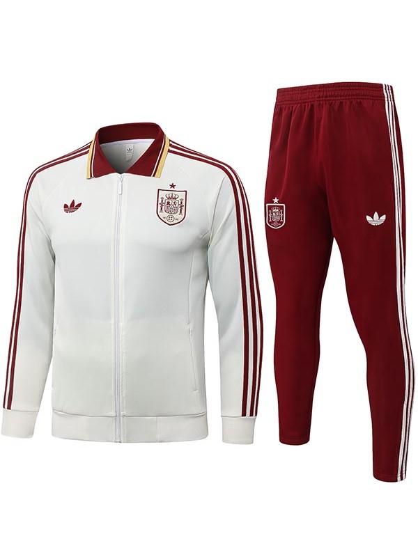 Spain jacket mens white training tracksuit 2026-2027