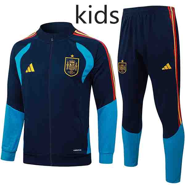 Spain kids jacket children navy training tracksuit 2026-2027