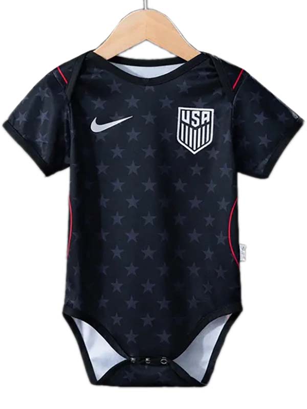 USA away baby onesies bodysuit jersey 2026 world cup