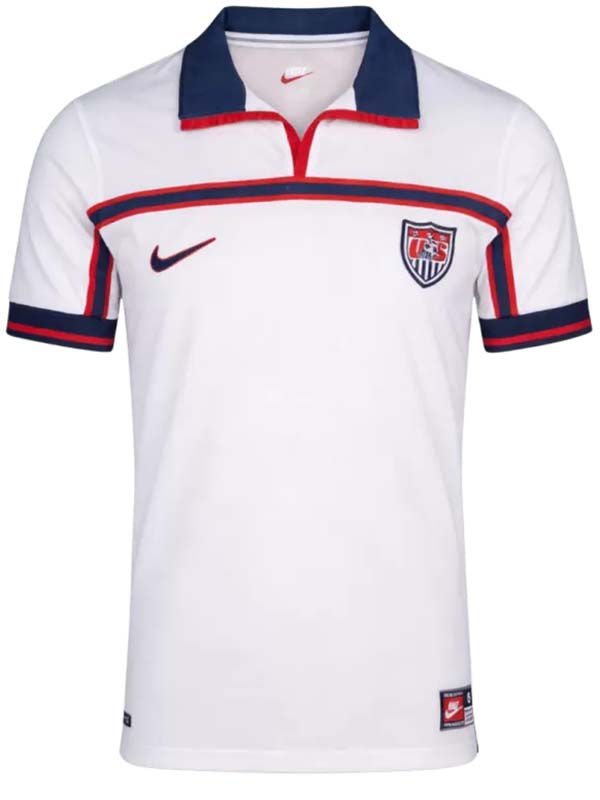 USA home jersey mens retro shirt 1998 world cup
