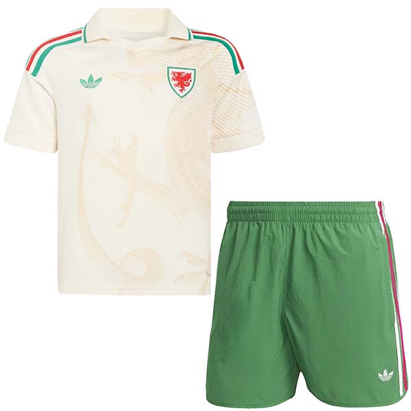 Wales away kids kit childrens jersey 2026 world cup